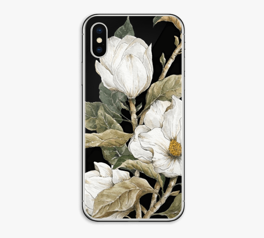 White Magnolia Skin Iphone Xs - Datura, HD Png Download