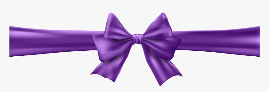 Purple Bow Png Blue Ribbon Bow Png - Bow Ribbons Png Transparent Background, Png Download