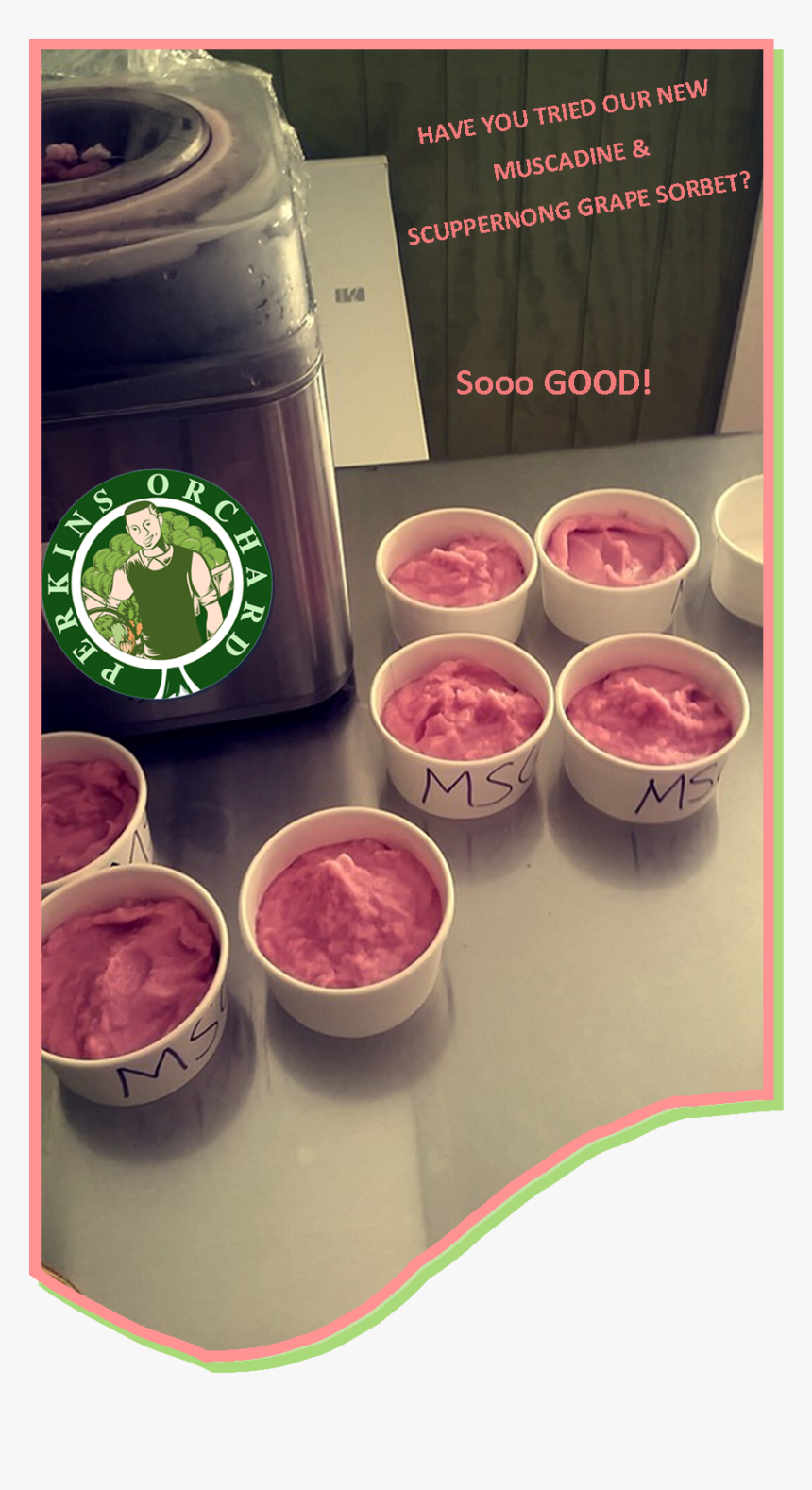 Have You Tried Our Grape Sorbet Muscadine &amp - Borscht, HD Png Download