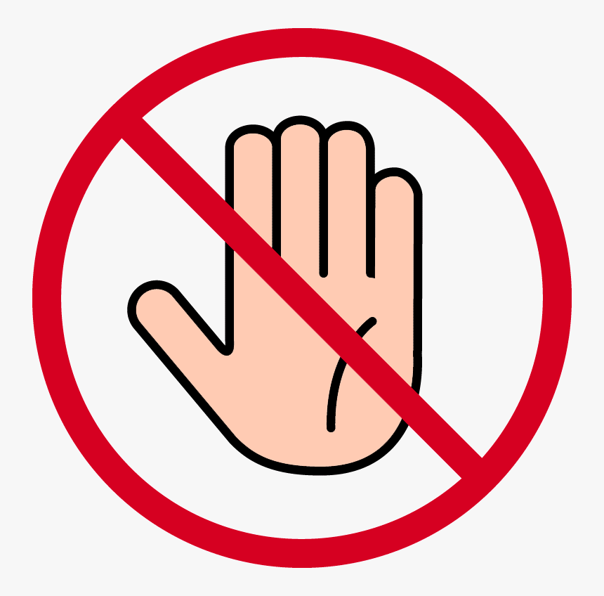 Stop Hand Png - Don T Be Tardy For School, Transparent Png