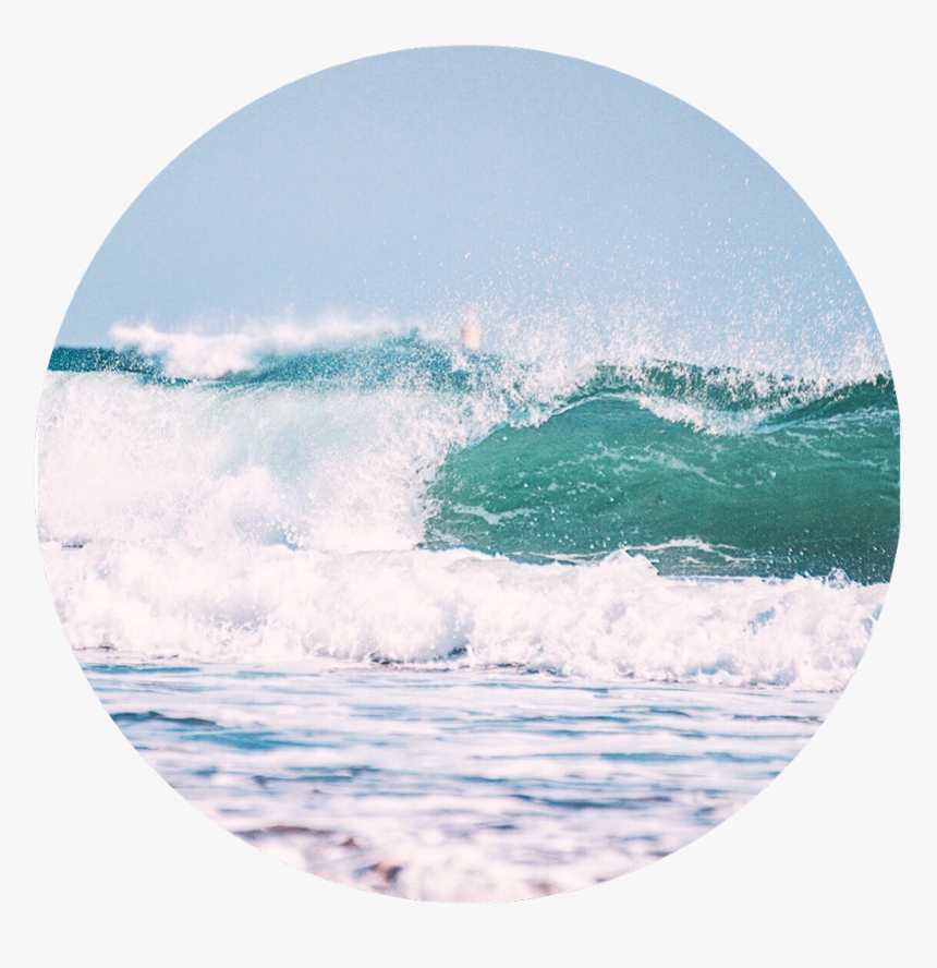 #circle #circulo #beach #playa #olas #ola #mar - Playas En Circulo Png, Transparent Png