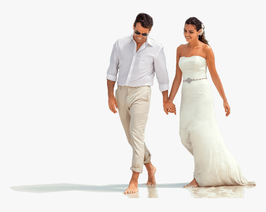 Caribbean Beach Resorts Honeymoon Png - Lovers In Beach Png, Transparent Png