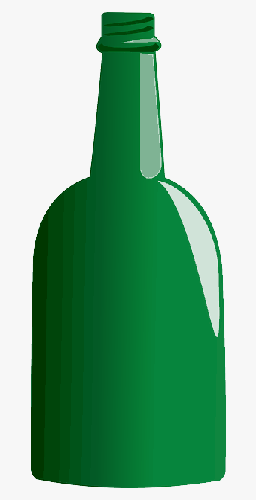 Clip Art Beer Bottle Vector Graphics Jeroboam - Green Bottle Clipart, HD Png Download
