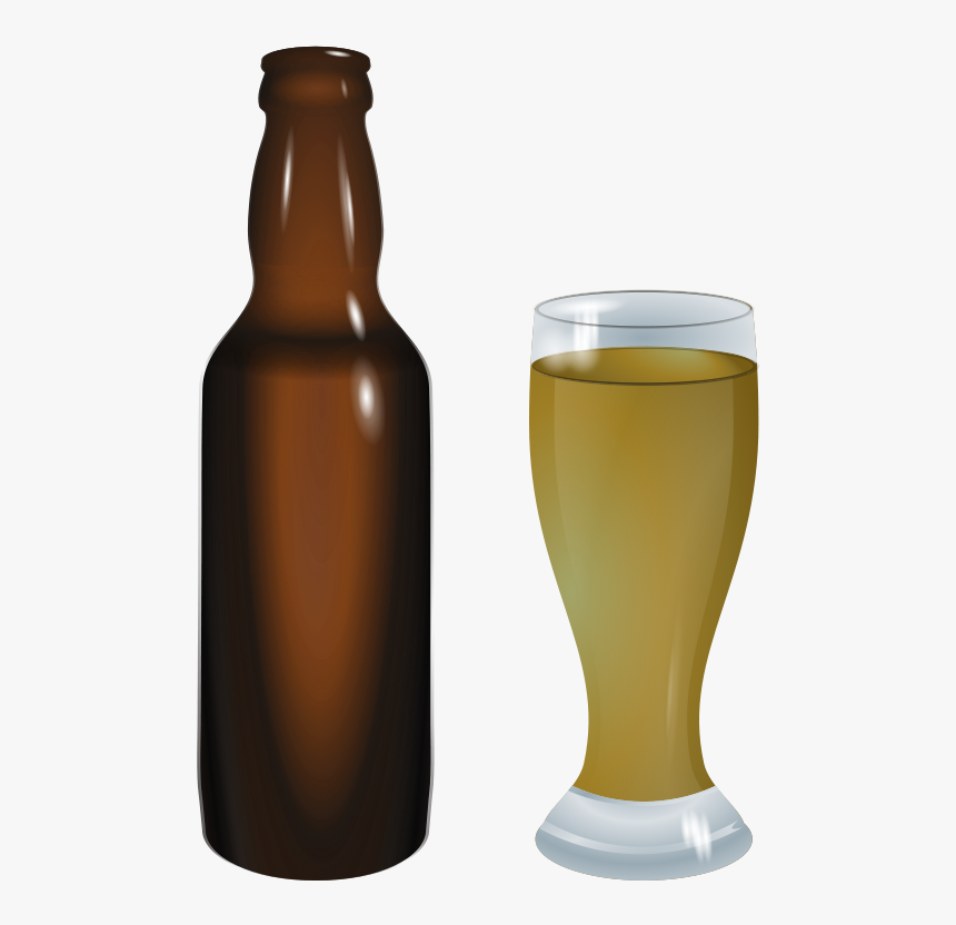 Beer, Alcohol, Drinking, Beverage, Wheat Beer Glass - Transparent Car Clipart Beer Bottle, HD Png Download
