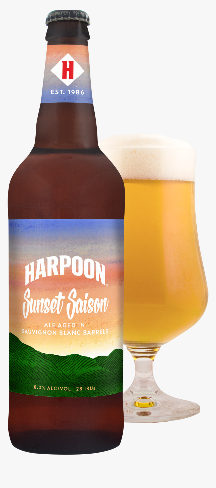 Transparent Beer Bottle Vector Png - Wheat Beer, Png Download