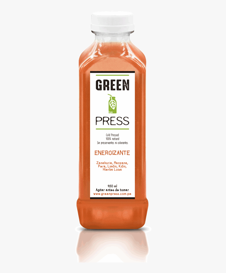 Jugo Energizante - Glass Bottle, HD Png Download