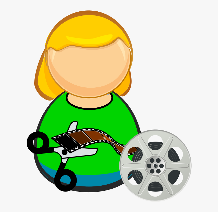 Film Editor - Movie Reel Clip Art, HD Png Download