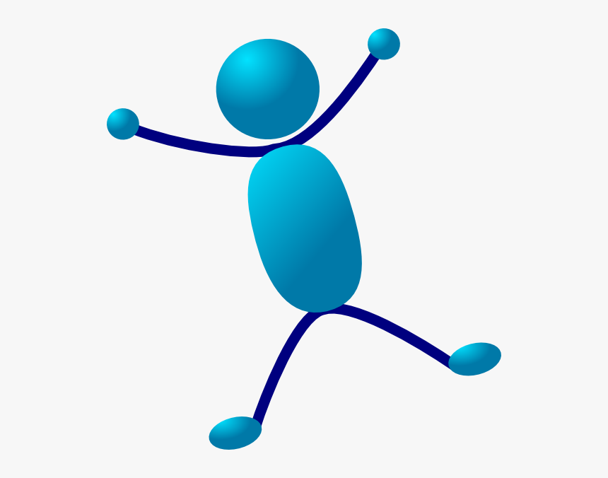Jump Svg Clip Arts - Stick People Clip Art, HD Png Download