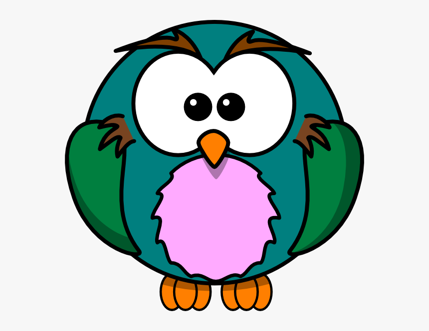 Cute Owl Cartoon Svg Clip Arts - Cute Cartoon Animals Clipart, HD Png Download