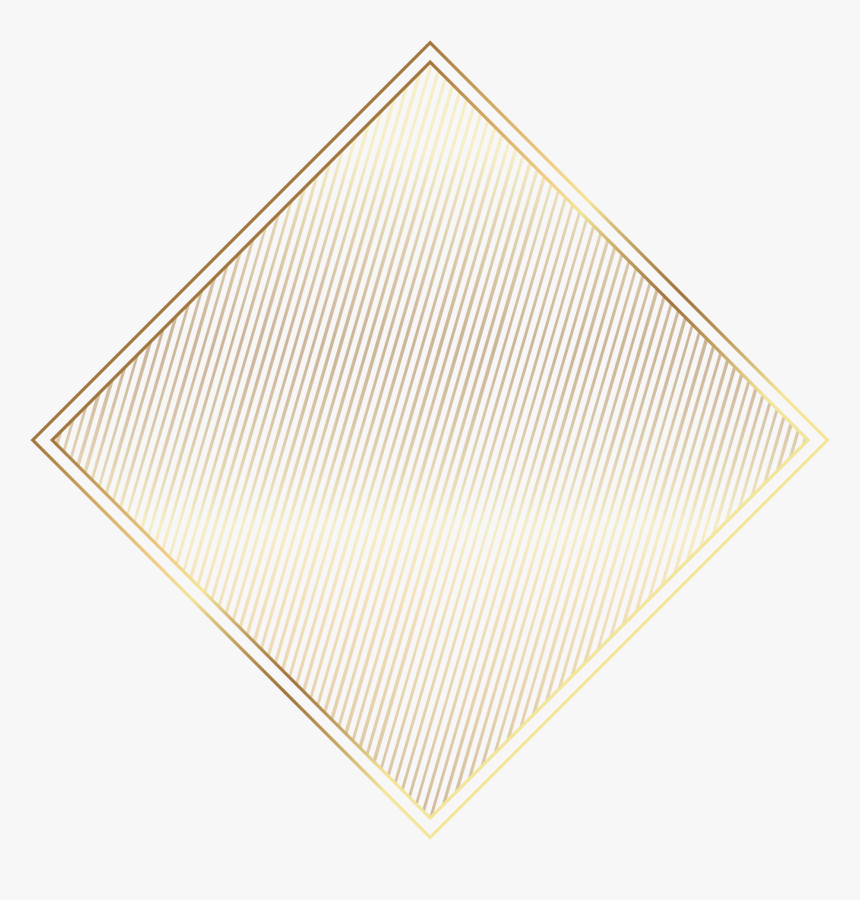 Triangle Gold Painted Pattern Label Vector Beige Clipart - Triangle, HD Png Download