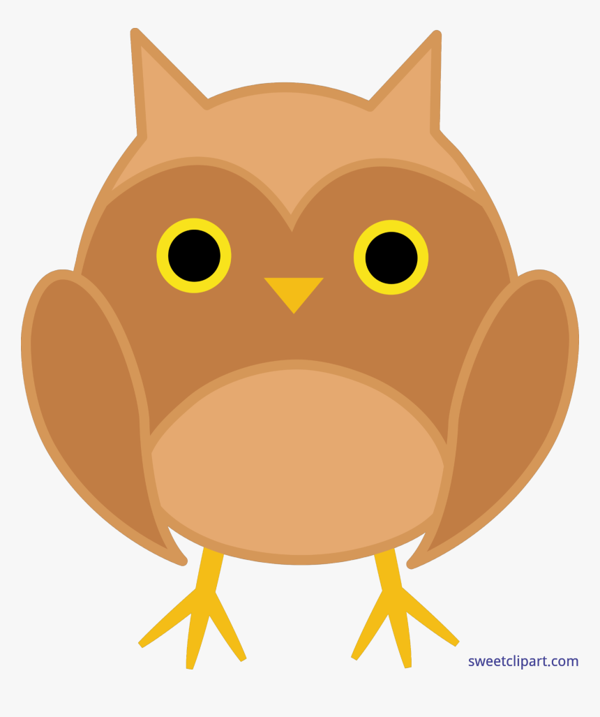 Image Transparent Library Brown Clip Art Sweet - Brown Owl Clip Art, HD Png Download