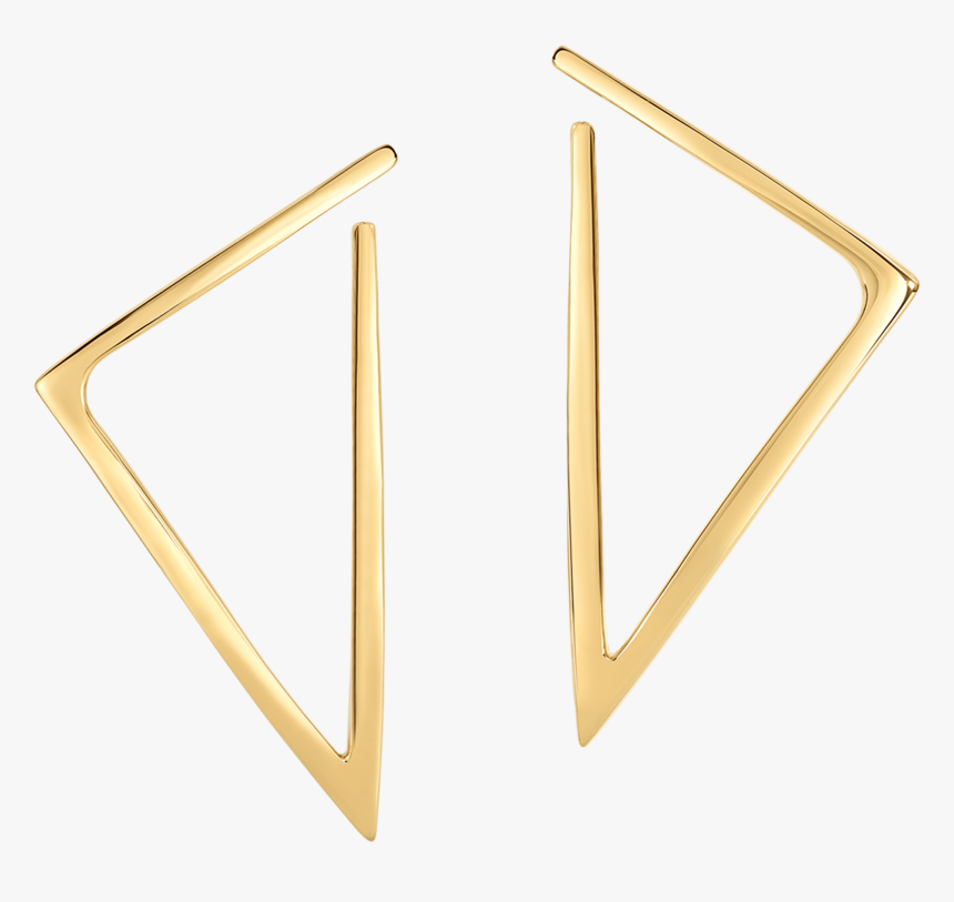 Product - Roberto Coin Triangle Earring, HD Png Download