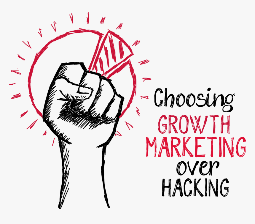Growth Marketing Over Hacking - Drawing, HD Png Download