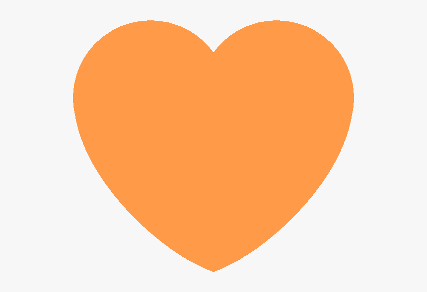 Orange Heart Discord Emoji - Orange Heart, HD Png Download