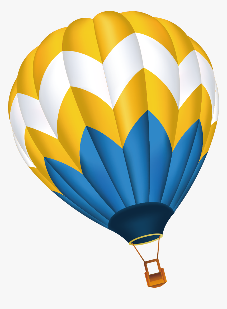 Hot Air Balloon Cartoon - Hot Air Balloons Vector Png, Transparent Png