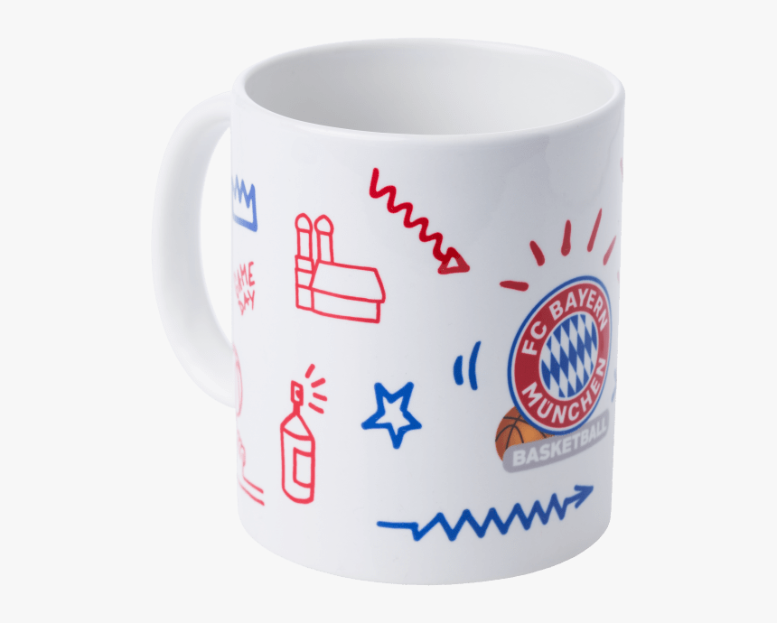 Basketball Mug Scribbles - Coffee Cup, HD Png Download