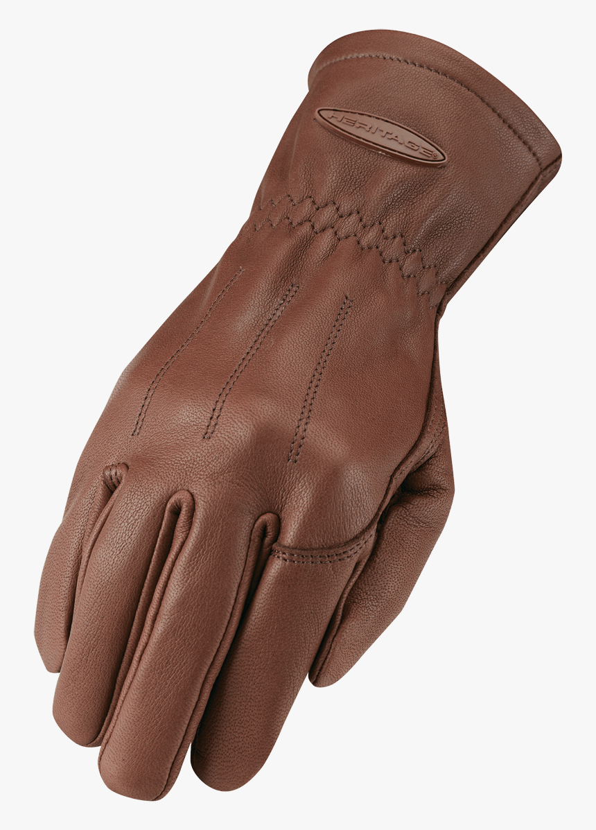 Carriage Driving Glove Brown - Leather, HD Png Download