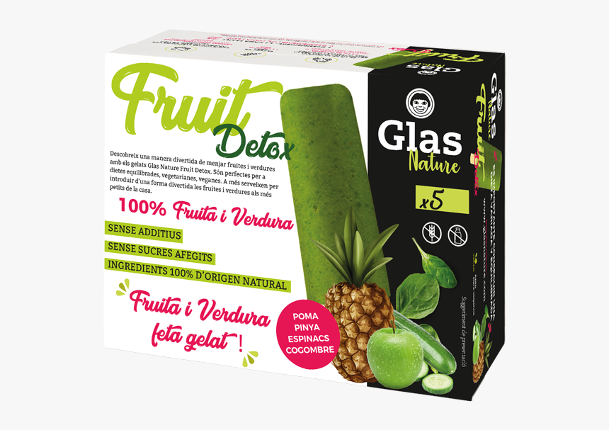 Detox Frutas Y Verduras Naturales - Glas Nature, HD Png Download