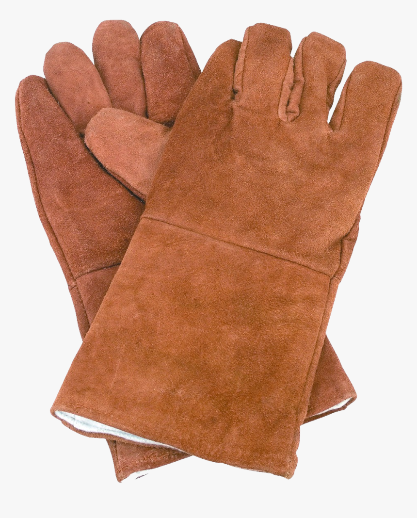 Leather Hand Gloves For Welding, HD Png Download