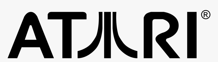 Atari Logo Black And White, HD Png Download