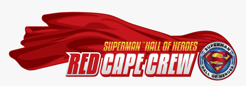 Red Cape Crew - Superman Logo Cape, HD Png Download