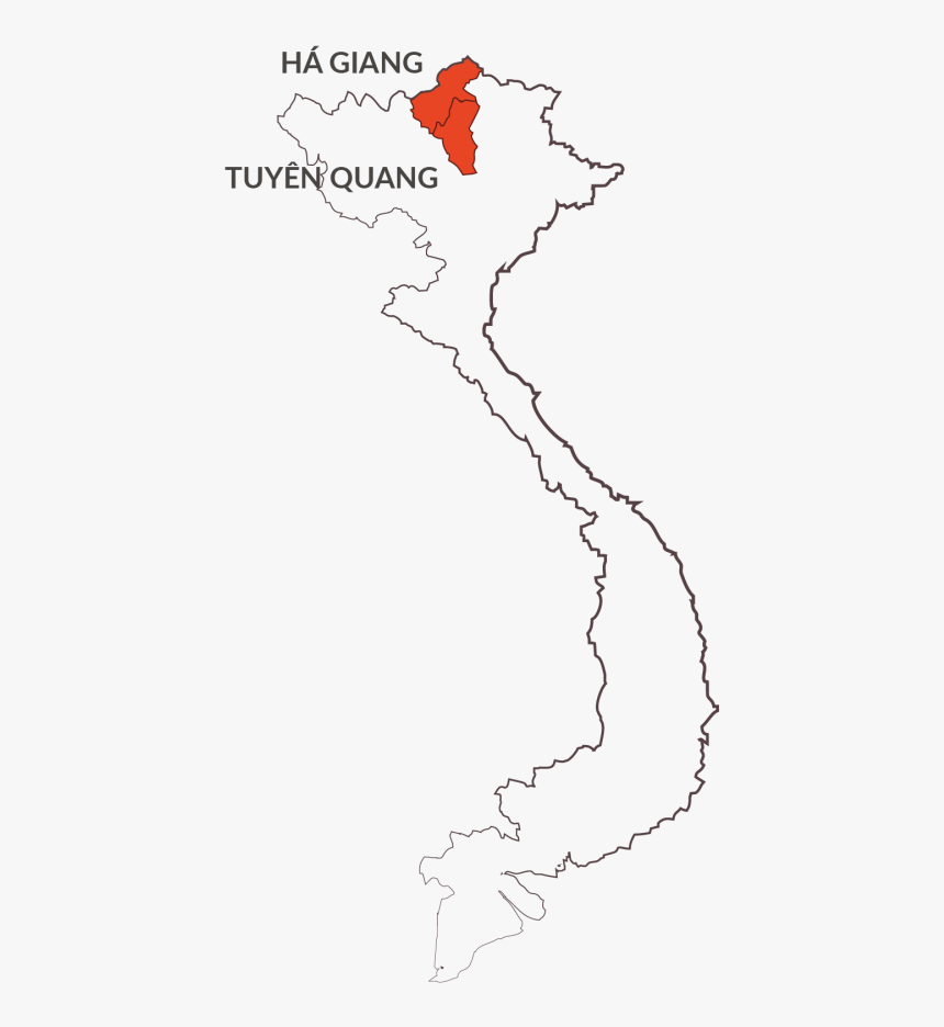 Vietnam White Map Png, Transparent Png