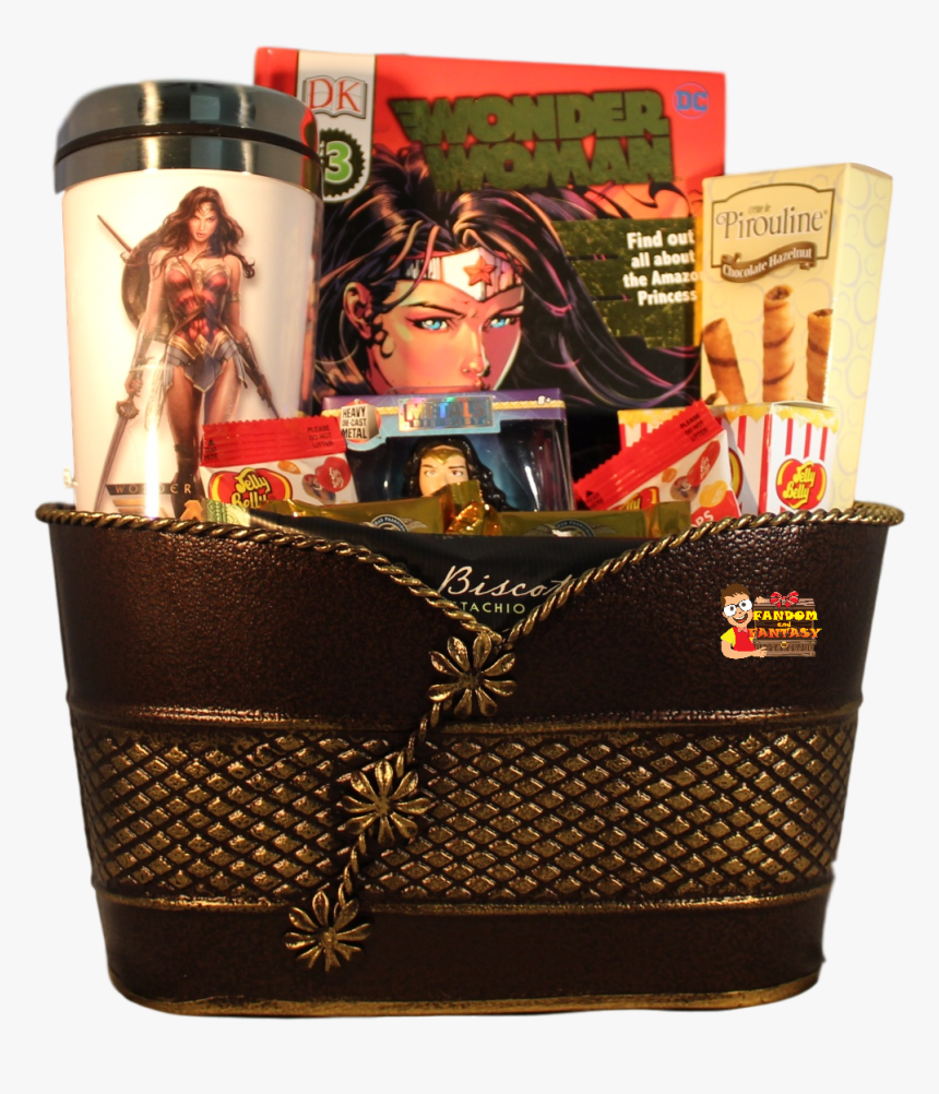 Wonder Woman Raffle Basket, HD Png Download