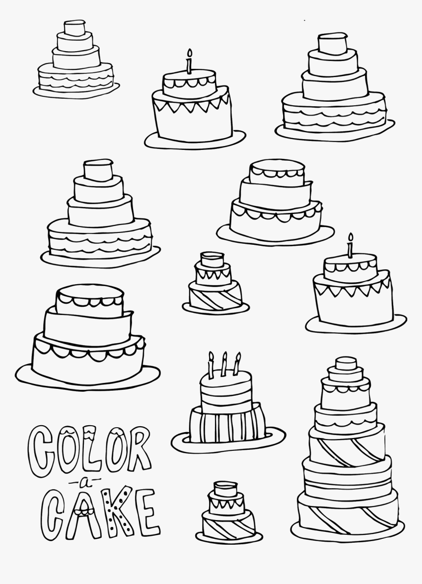 Colour Is Cake In Sketch, HD Png Download