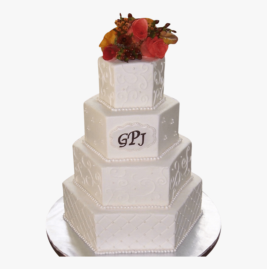 Transparent Wedding Cakes Png - Wedding Cake Hexagon, Png Download
