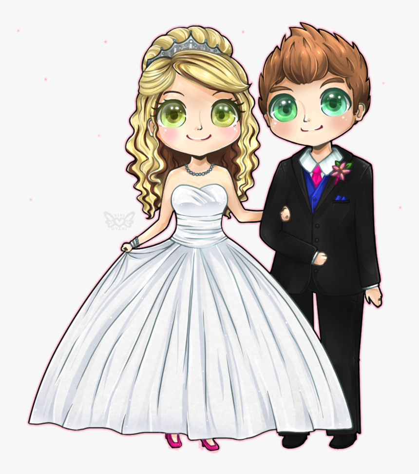 Invitation Marriage Bridegroom Couple - Drawings Of A Wedding, HD Png Download
