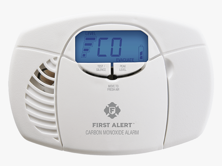 Battery-operated Carbon Monoxide Alarm With Backlit - First Alert, HD Png Download