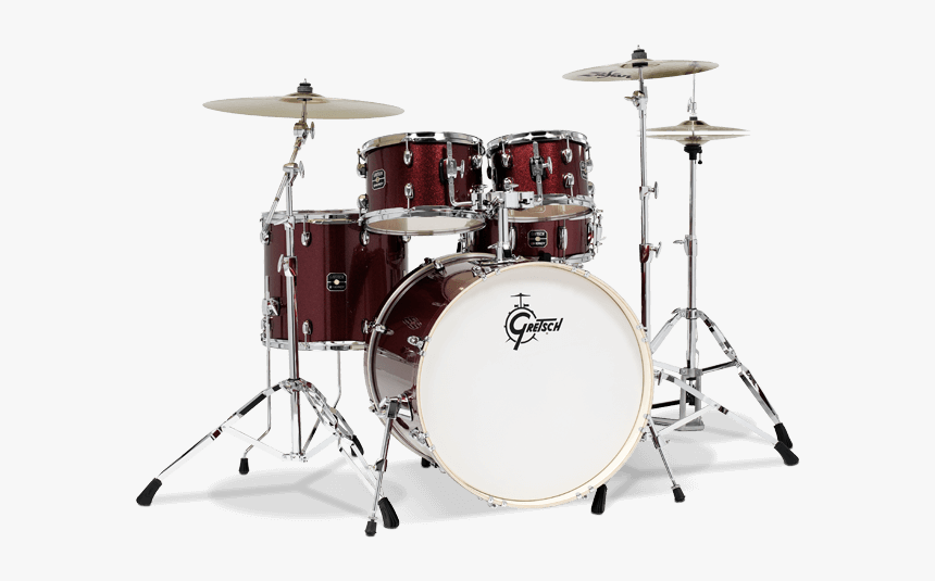 Drum Set Png - Gretsch Catalina Club Satin Flame, Transparent Png
