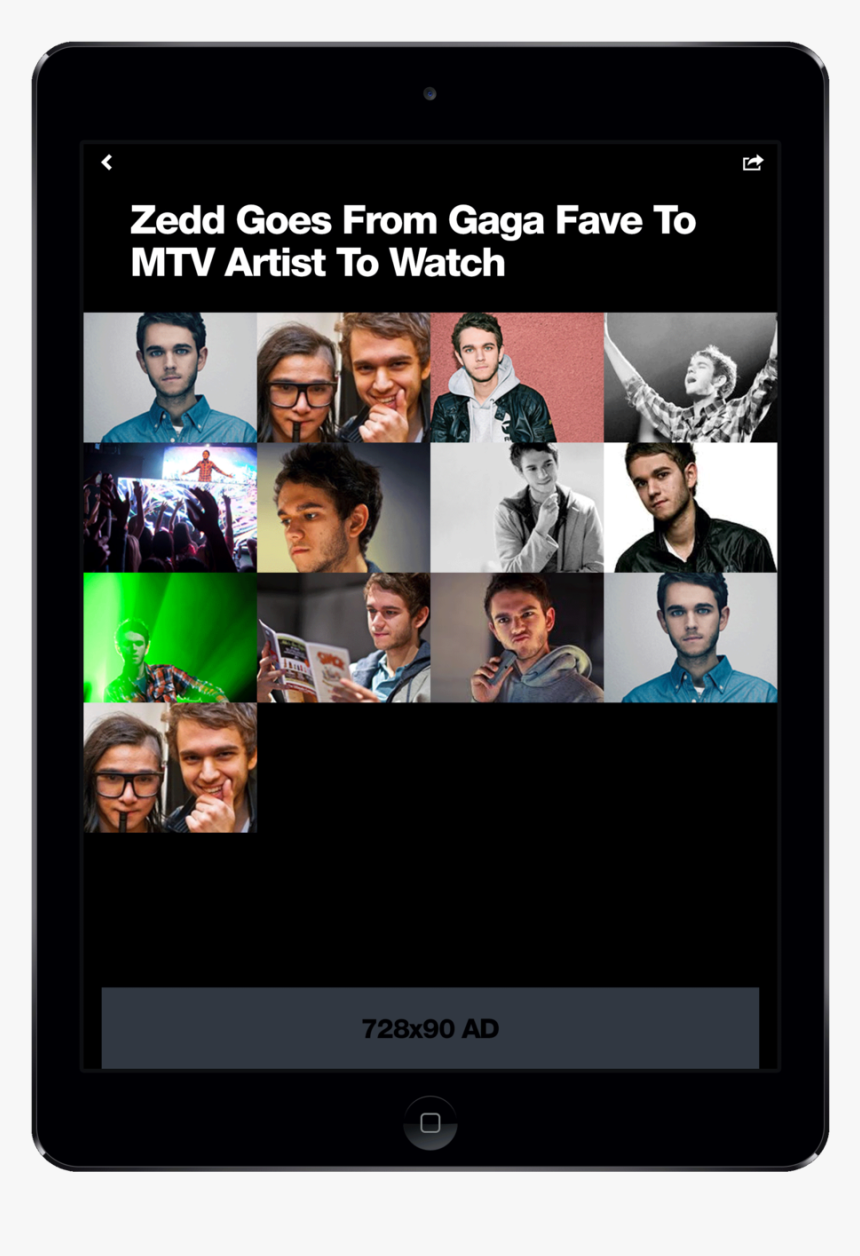 Mtv News Ipad Screens 06 - Display Device, HD Png Download