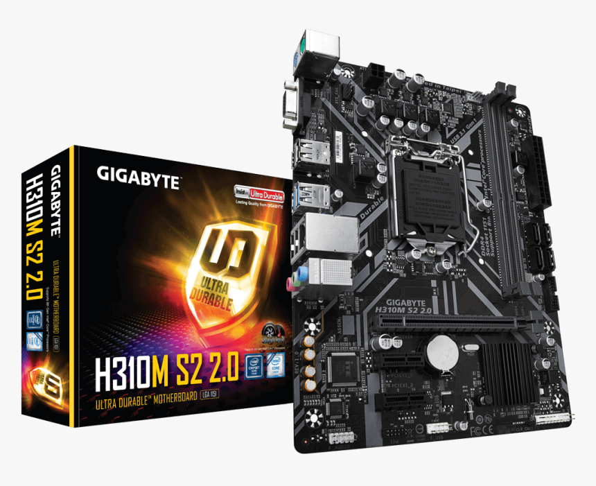 Gigabyte H310m S2 2.0, HD Png Download