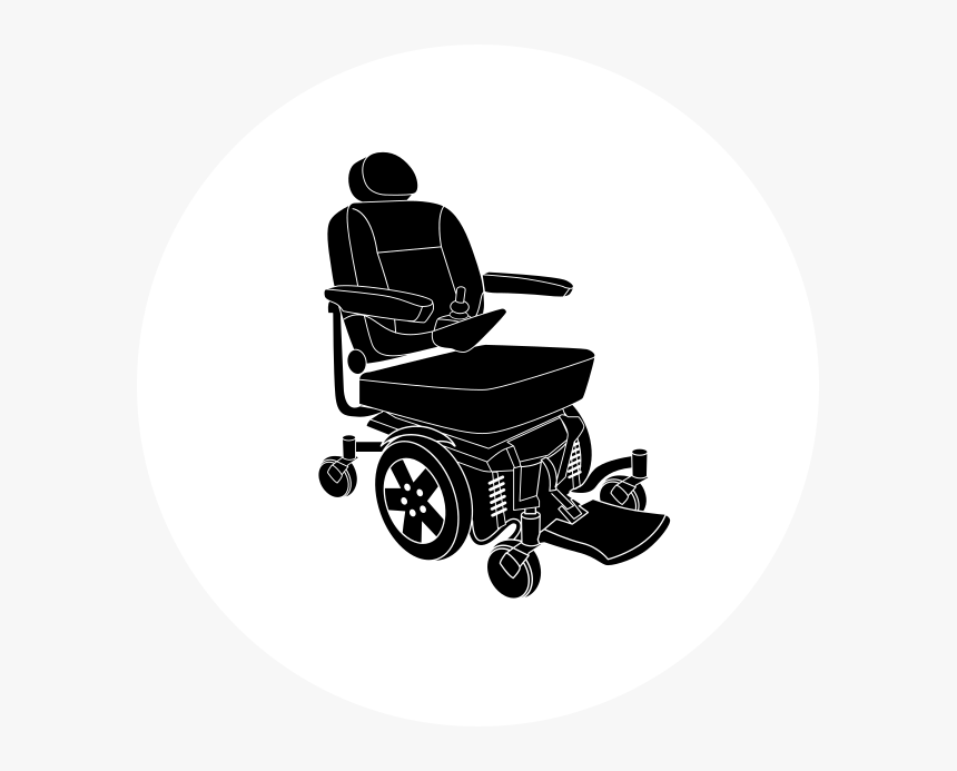 Life Enhancing Solutions - Power Wheelchair Clipart, HD Png Download