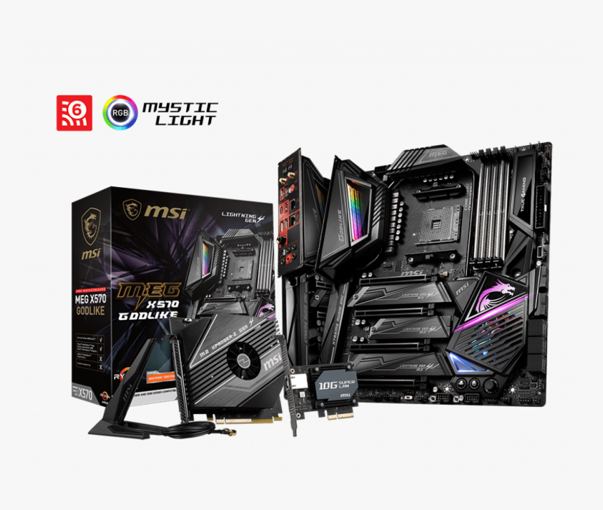Msi X570 Godlike, HD Png Download