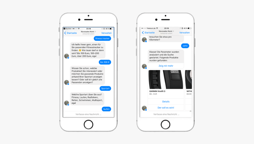 Messenger Chatbot Novomind Iagent - Customer Service Chatbot Messenger, HD Png Download