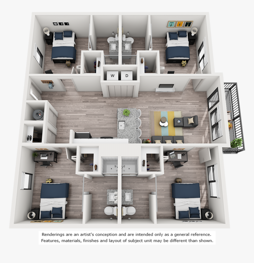 0 For The The Bentley At Edge Floor Plan - Floor Plan, HD Png Download