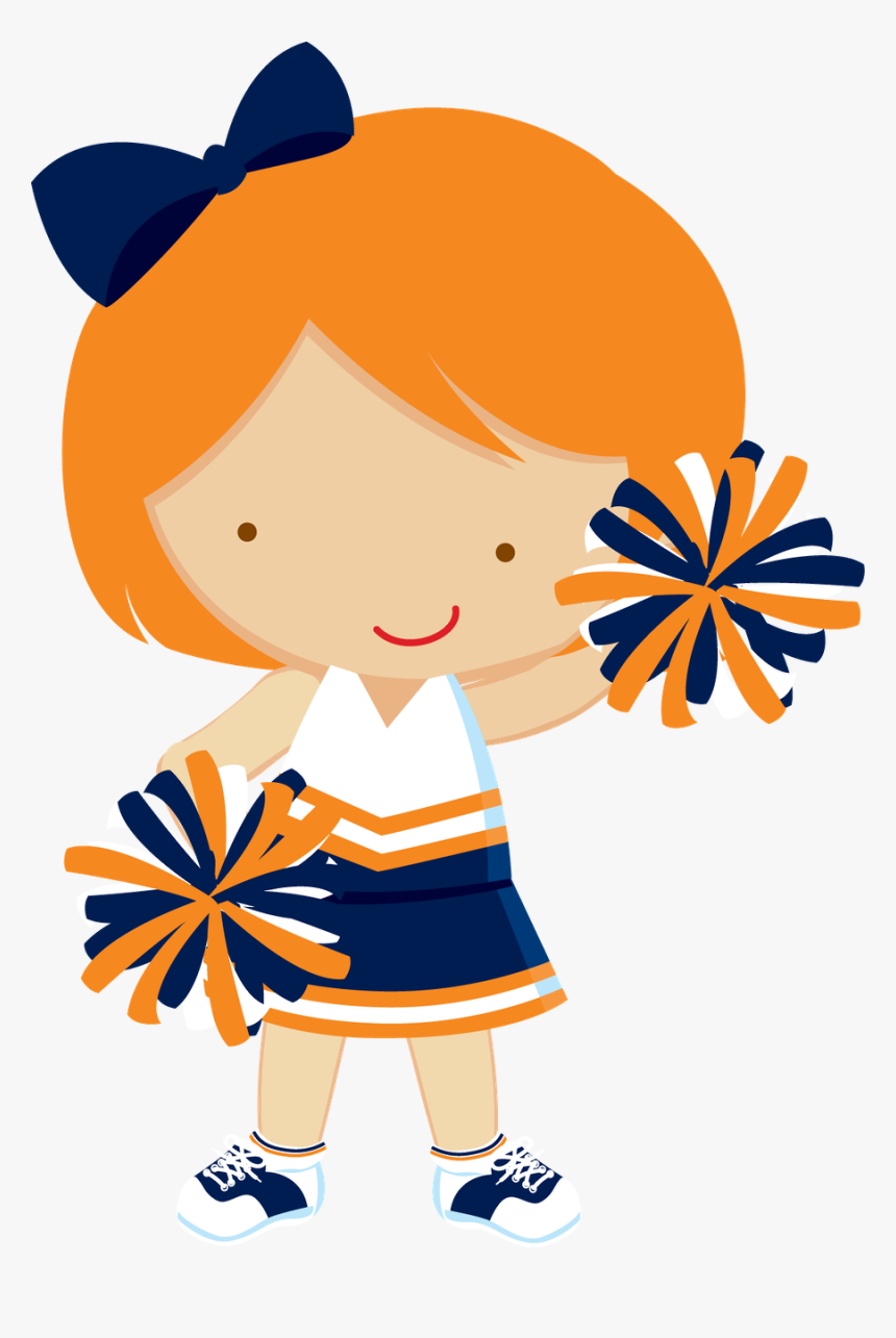 Cheerleading Clipart Cute Cheer - Clipart Cheerleader, HD Png Download