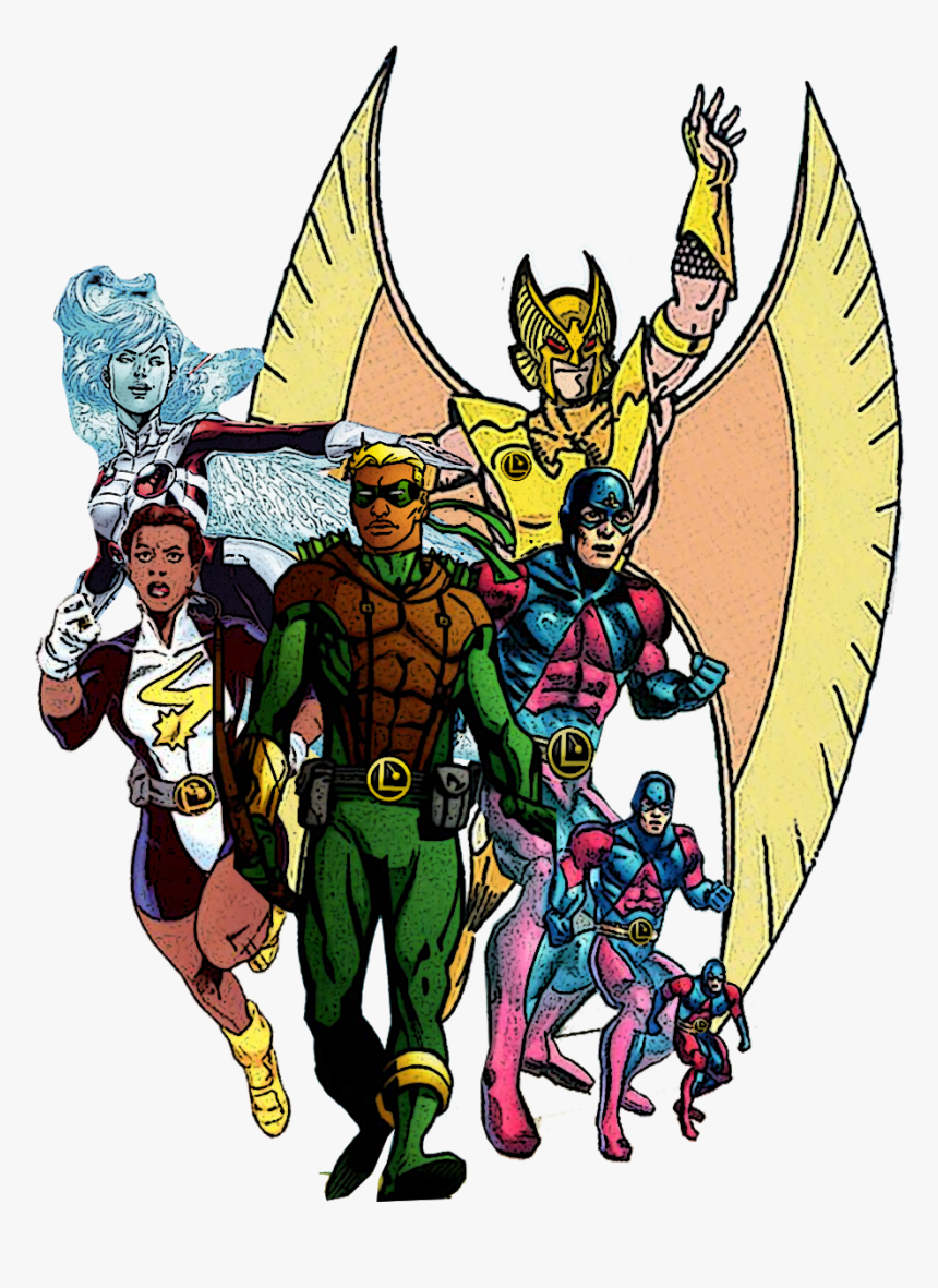 Legends Of Tomorrow Legion Of Superheroes - Legion Of Superheroes Concept Art, HD Png Download