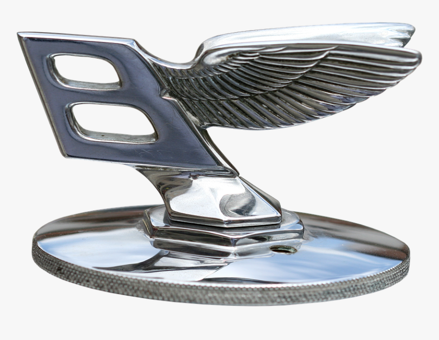 Cool Figure, Silver, Bentley, Antique, Chrome, Figure - Figura De Bentley, HD Png Download