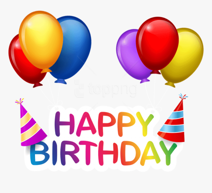Happy Birthday Balloons Clipart, HD Png Download