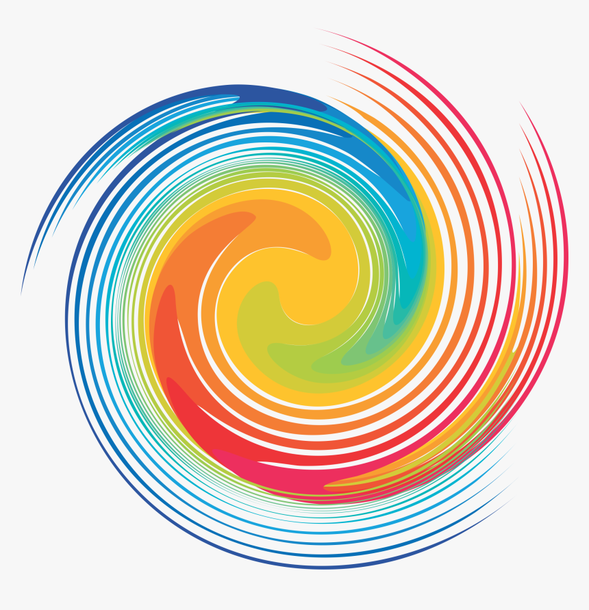 Sin Sentido Icons Png - Color Swirl Clipart, Transparent Png