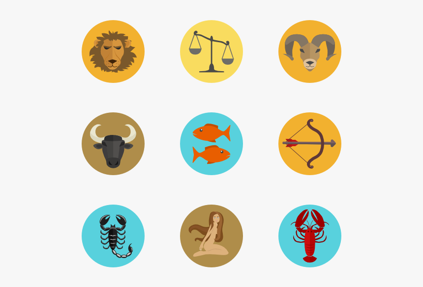 32 Horoscope Icon Packs - Business Flat Icon, HD Png Download