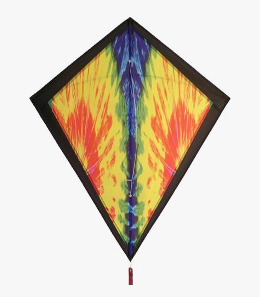 Image Of Tie Dye Diamond Kite - Kite, HD Png Download