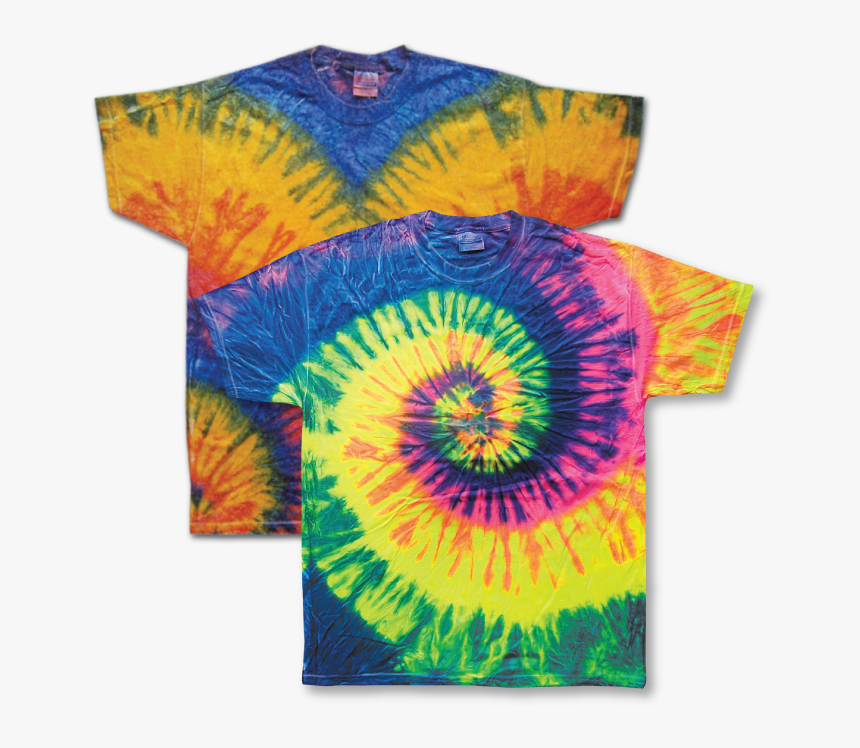 Transparent Tshirt Tie Dye - Tie Dye Cd100 Neon Rainbow, HD Png Download