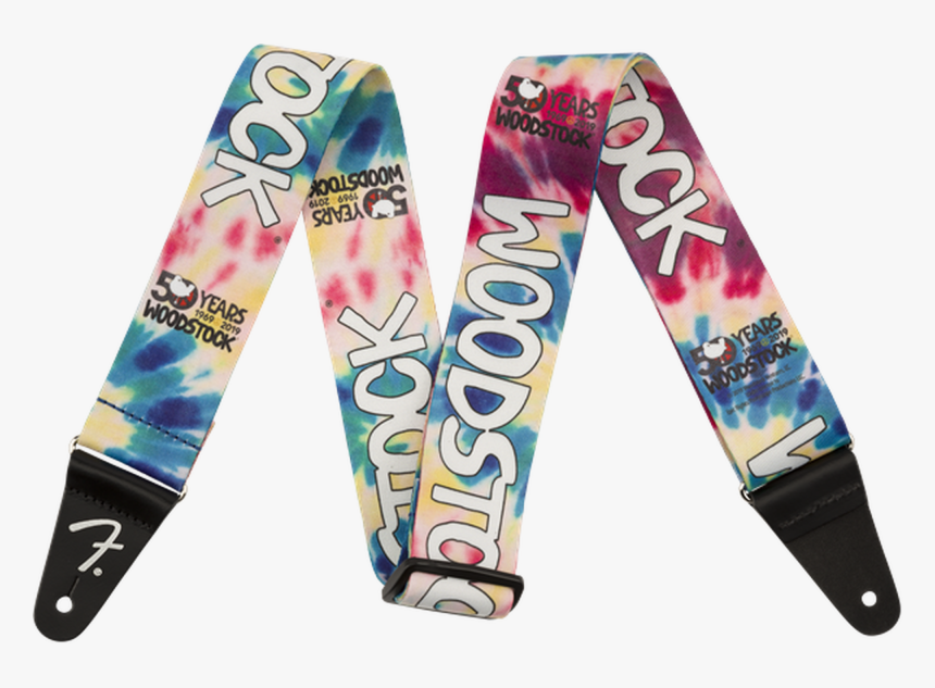 Fender Woodstock Strap, Tie Dye - Fender 2 Woodstock Strap Peace, HD Png Download