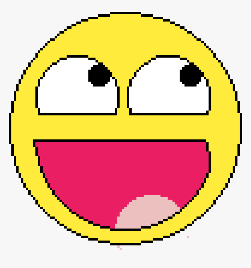 The Lol Face - Geometry Dash Faces Gif, HD Png Download