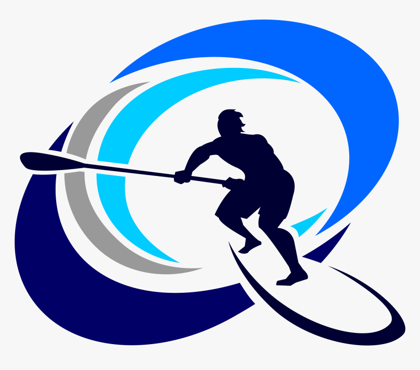 Standup Paddleboarding Waikiki Surfing Sticker - Stand Up Paddle Logo, HD Png Download