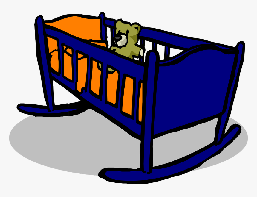 Baby Cradle Clip Art, HD Png Download